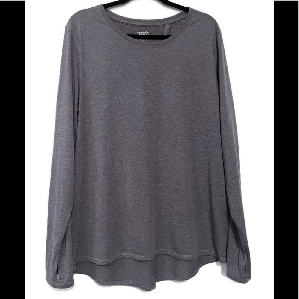XL Old Navy Active Knit Gray Coverup Tunic
